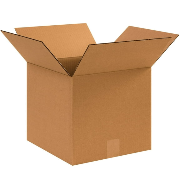 BOX USA 11 x 11 x 10 Corrugated Cardboard Boxes, Small 11'L x 11'W x 10'H, Pack of 25 Shipping, Packaging, Moving, Storage Box for Home or Business, Strong Wholesale Bulk Boxes