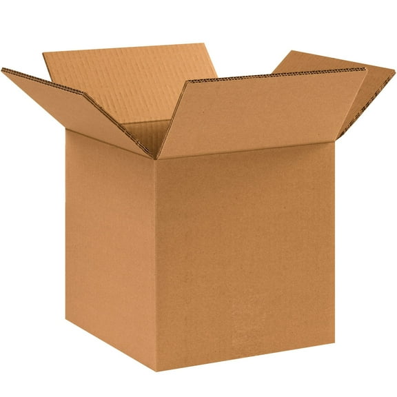 BOX USA 15 Pack of Heavy-Duty Double Wall Corrugated Cardboard Boxes, 6" L x 6" W x 6" H, Kraft, Shipping, Packing and Moving