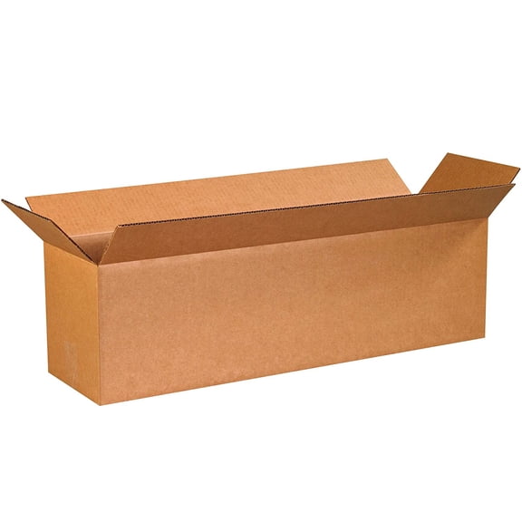 BOX USA 40x10x10 Long Corrugated Boxes, Long, 40L x 10W x 10H, Pack of 15 | Shipping, Packaging, Moving, Storage Box for Home or Business, Strong Wholesale Bulk Boxes