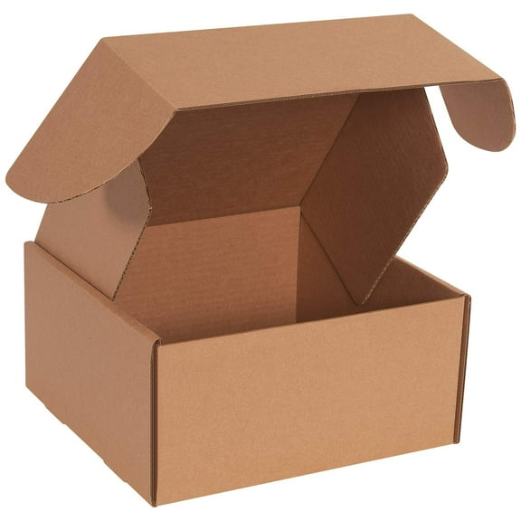 BOX USA BMFL10105K Deluxe Literature Mailers, 10" x 10" x 5", Kraft Pack of 50