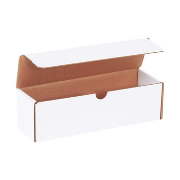BOX USA Moving Boxes 10"L x 3"W x 3"H Medium 50-Pack  Corrugated Cardboard Box for Packing, Moving and Storage 10x3x3 1033
