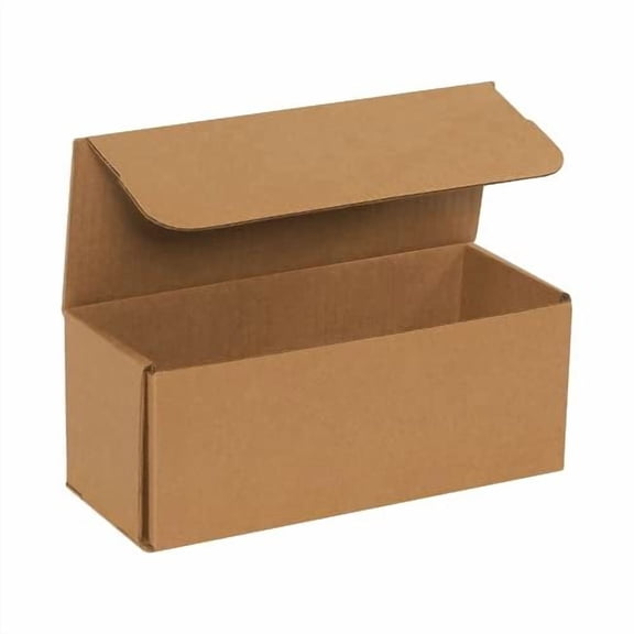 BOX USA Shipping Boxes Small 10"L x 4"W x 4"H, 50-Pack Corrugated Cardboard Box for Packing, Moving and Storage