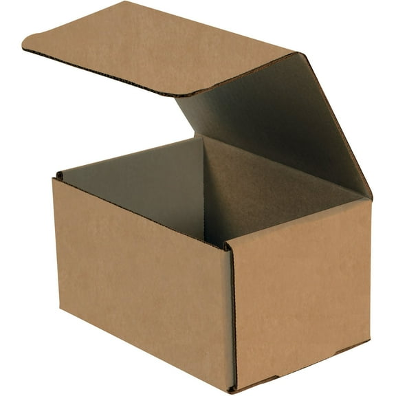 BOX USA Shipping Boxes Small 7"L x 5"W x 4"H, 50-Pack Corrugated Cardboard Box for Packing, Moving and Storage