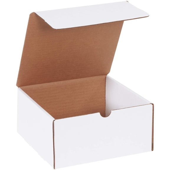 BOX USA Shipping Boxes Small 8"L x 8"W x 4"H, 50-Pack Corrugated Cardboard Box for Packing, Moving and Storage