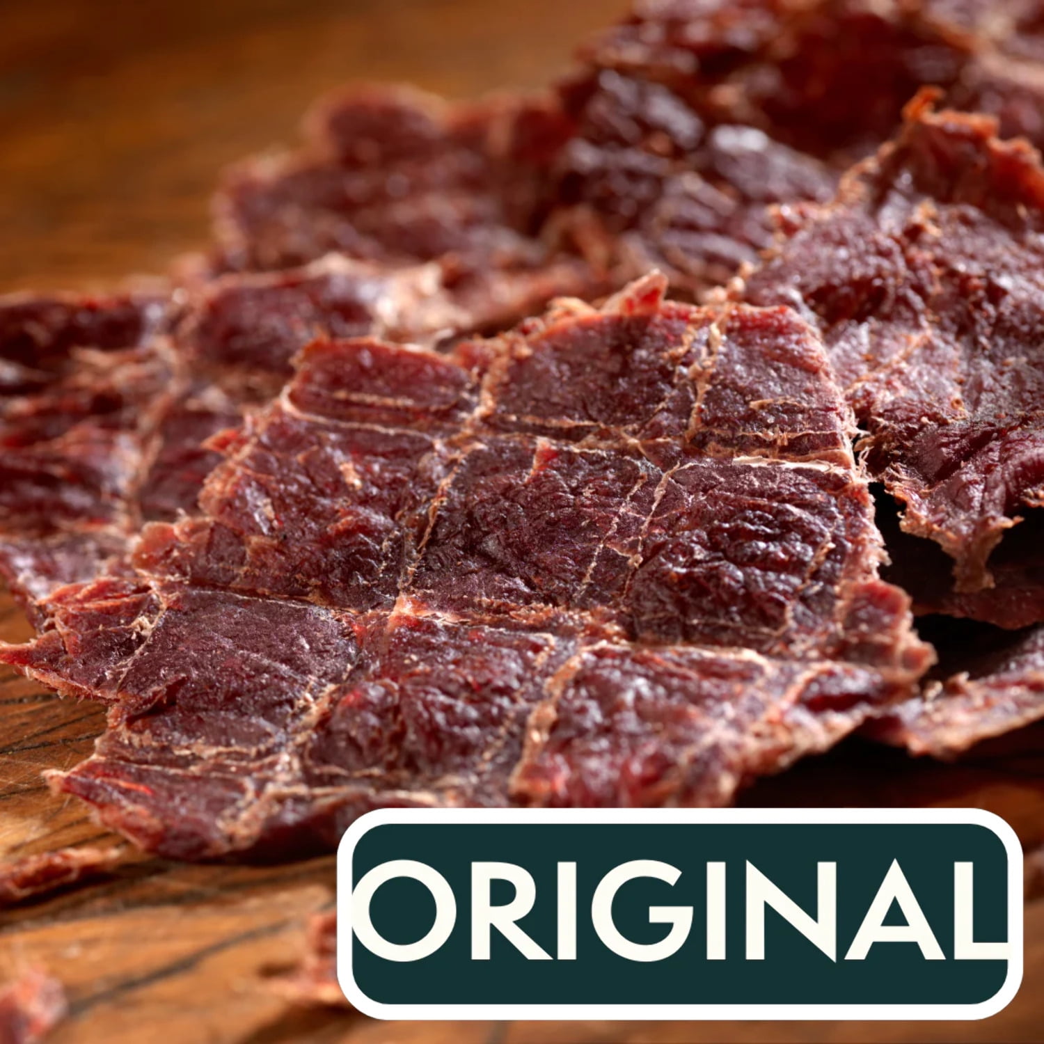 BOXED HALAL Premium 100 GrassFed Original Beef Jerky Strips, 13g