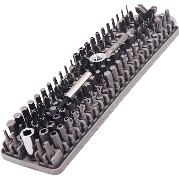 BOXERTOOL 100 piece Tamper Proof & Security Hex Bit Set 1/4" - Magnetic, Tamper Resistant, SAE Hex, Metric Hex and Star Bits - Torx, Spanner, and Tri-Wing - Compact All In One Bit Set