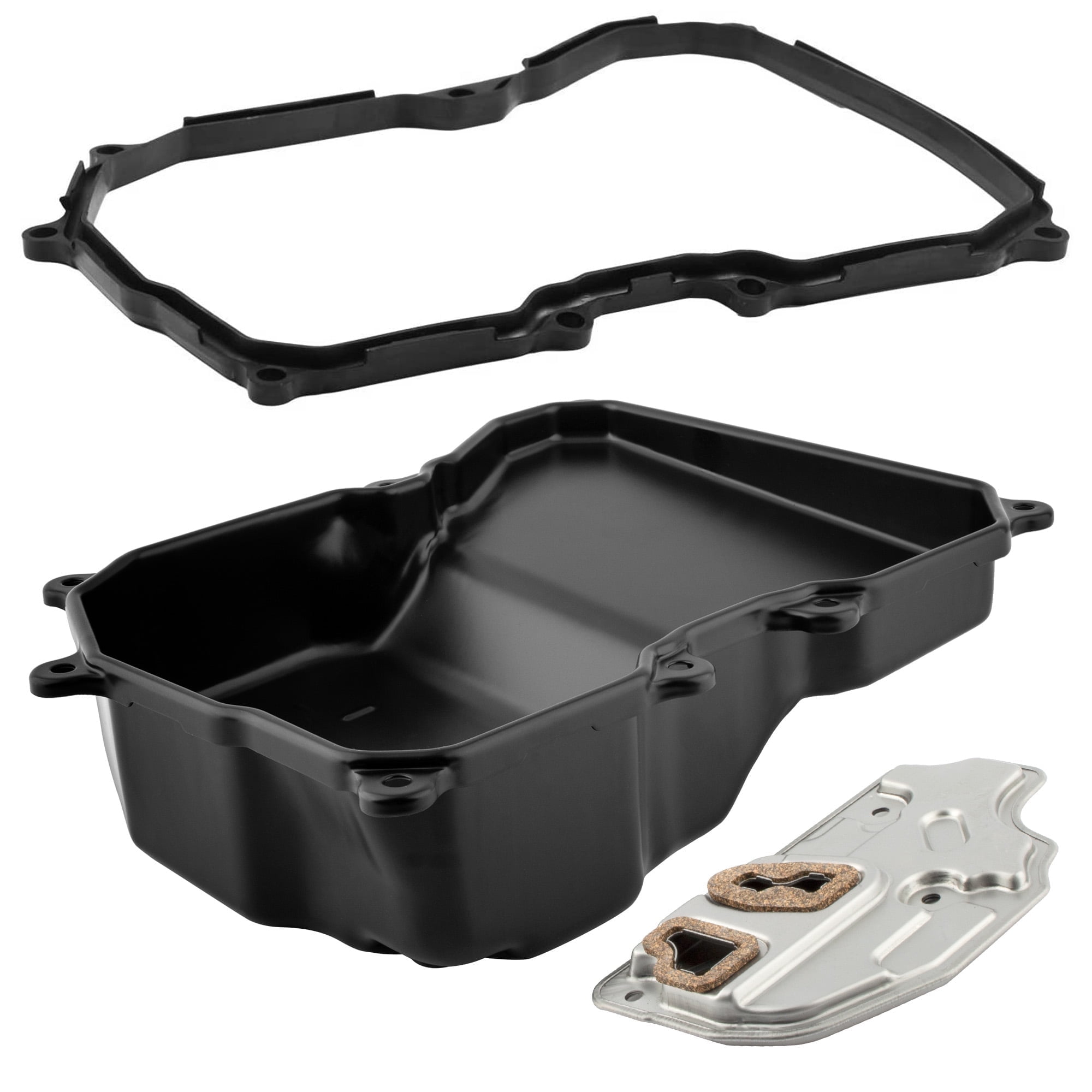 BOXI 09G321361A Automatic Transmission Oil Pan with Gasket & Filter Kit for Volkswagen Beetle CC Jetta Golf Passat 09G325429A