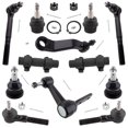 thumbnail image 1 of BOXI Front Ball Joints Tie Rods Pitman Idler Arm Adjustment Sleeves Kit for Dodge Ram 1500 1994-1996 2WD 12pc, 1 of 18