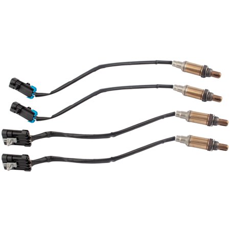 BOXI 4Pcs 234-4012 234-4018 Oxygen O2 Sensor Upstream+Downstream for 1996-2002 Chevy GMC Cadillac Models (Code 4L60E)