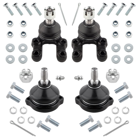BOXI 4pc Front Suspension Ball Joints Set Fit for Nissan 720 1983-1986/D21 1986-1994 Hardbody Pickup/Pathfinder 1987-1995/Pickup 1995-1997 / K9022 K9347