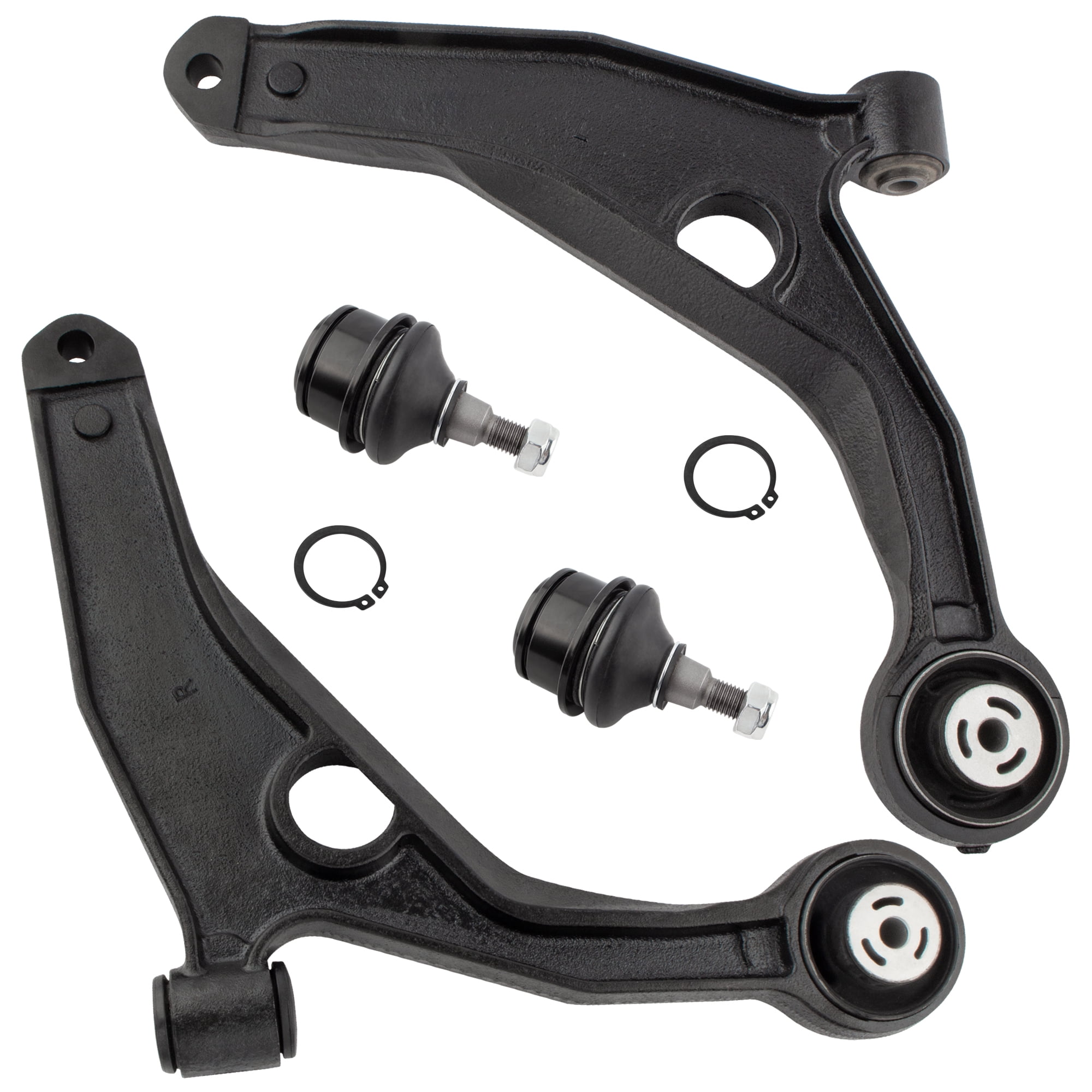 BOXI 4pc Front Suspension Front Lower Control Arms and Ball Joints Fit