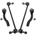 thumbnail image 1 of BOXI 4pcs Front Outer Tie Rod Ends Sway Bar Links Fit for Nissan Sentra 2007 2008 2009 2010 2011 2012 Sedan 4-Door | K750096 ES800575 ES800574, 1 of 11