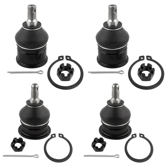 BOXI 4pcs Front Upper Lower Ball Joints Fit for Acura EL 1997-2000 / for Honda Civic 1992-2000 - 1.5L 1.6L l4 | K90469 K9802