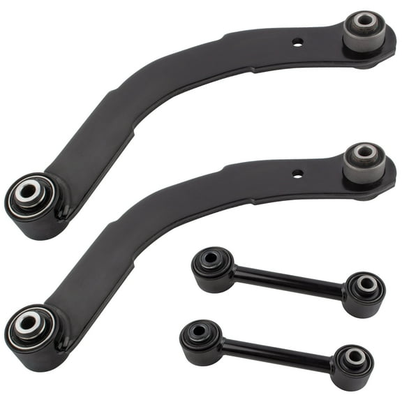BOXI 4pcs Rear Upper Lower Lateral Arms + Lower Rearward Lateral Toe Arms Replacement for Dodge Caliber 2007-2012 / for Jeep Compass (MK) 2007-2017 / Patriot (MK) 2007-2017 | K641281 K641226