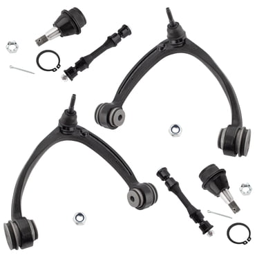 PartsW 2-Piece Upper Control Arm Kit With Ball Joints For Chevy Silverado, GMC Sierra 1500, Tahoe, Yukon, Escalade