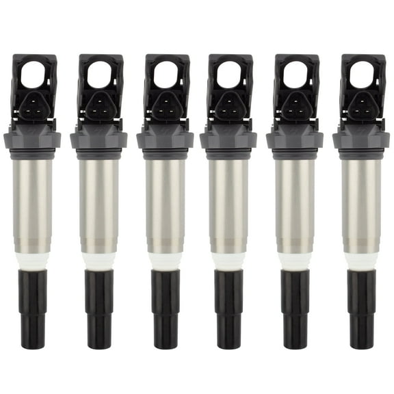 BOXI 6pcs Ignition Coils Fit for BMW 325i 335i 328i 525i 530i 330i 650i X3 X5 M5 M6 2006-2017 | Replaces 12137562744 12138616153 12137571643