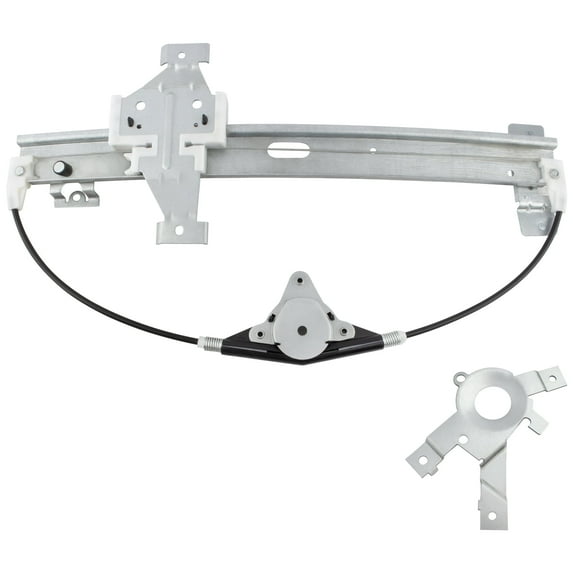 BOXI 740-541 Rear Right Passenger Side Power Window Regulator Without Motor Fits for Ford Explorer 1991 1992 1993 1994 Sport Utility V6 4.0L / Replaces F2TZ7827008A