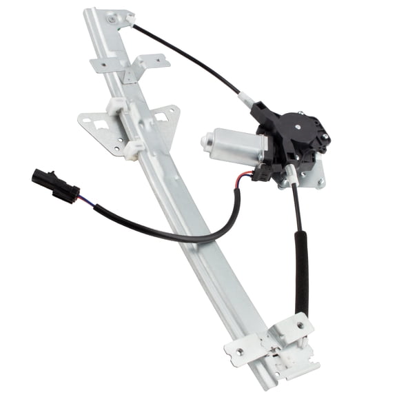 BOXI 741-598 Rear Driver Side Power Window Regulator with Motor Fit for Dodge Dakota 2000-04 Durango 1998-03 / Silvery 55256495AF 5073325AC 55256495AJ