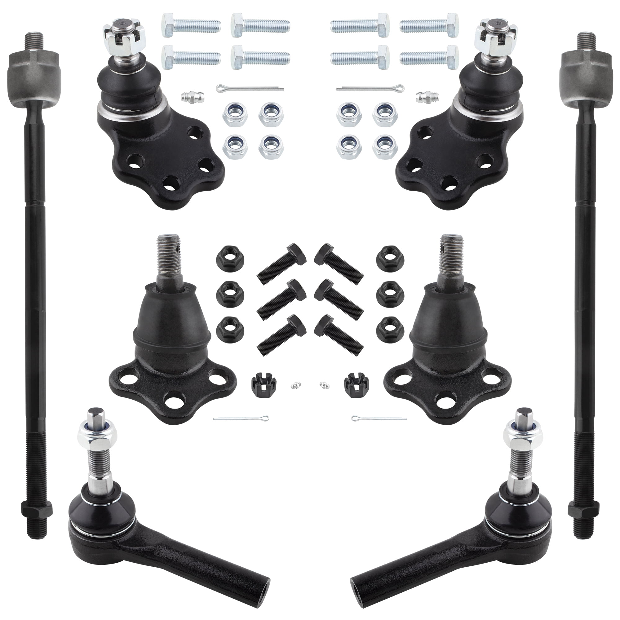 BOXI 8pc Front Tie Rods Ball Joints Fit for Dodge Dakota 2000-2004 ...