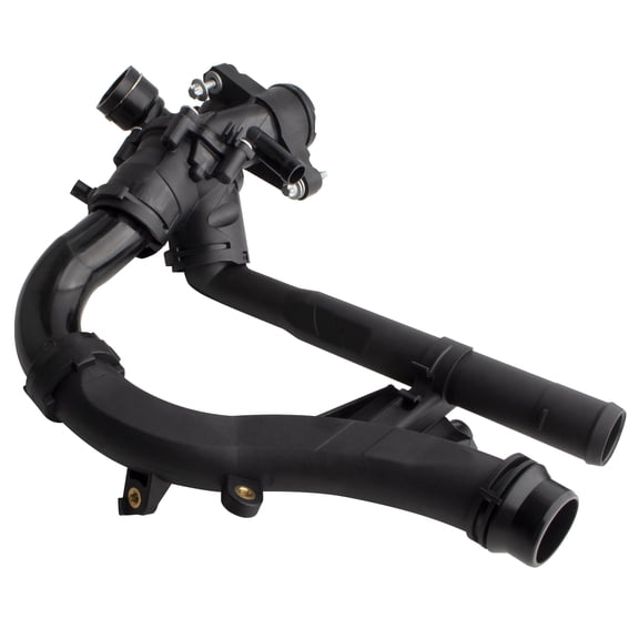 BOXI 902-5842 Engine Coolant Thermostat Housing Assembly Fits for Mercedes-Benz C300 2015-2018 C350e 2016-2018 GLC300 2016-2019 E300 SLC300 2017-2019 SLK300 2016 / Replaces 2742003100 1015-207