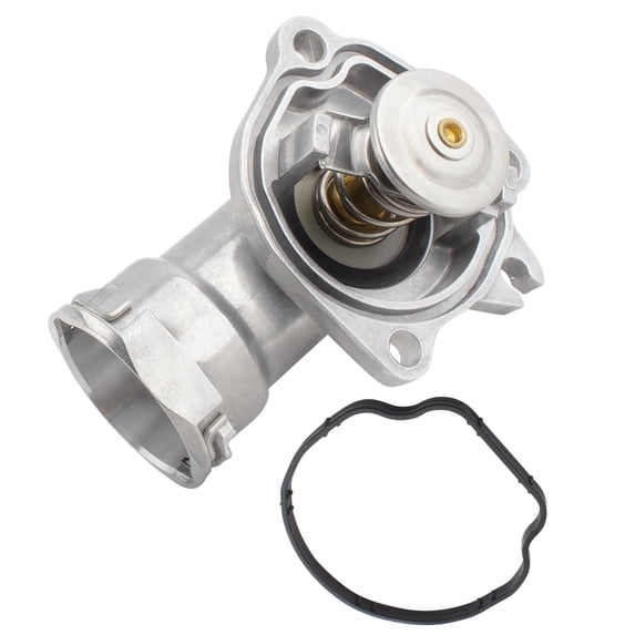 BOXI 902-5850 Engine Coolant Thermostat Housing Assembly Fits for Mercedes-Benz E320 2007-2009 Sprinter 2500 3500 2013-2022 for Freightliner Sprinter 2500 3500 2013-2021 V6 3.0L / Replaces 6422002115