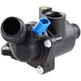 thumbnail image 1 of BOXI 902-814 Thermostat Housing Kit Assembly /Water Outlet with Sensor O-ring Fit for 2002 2003 2004 2005 2006 for Audi A4 / 2002 2003 2004 2005 A4 Quattro 1.8L | Replace 06B121111K, 1 of 7