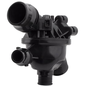 BOXI Engine Coolant Thermostat Housing Assembly with Sensor Fits for BMW 120i 316i 318i 2007-2013 / 118i 320i 2006-2013 / 520i 2003-2010 / 116i 2007-2011 RWD/Replaces 11537552403 11538671515