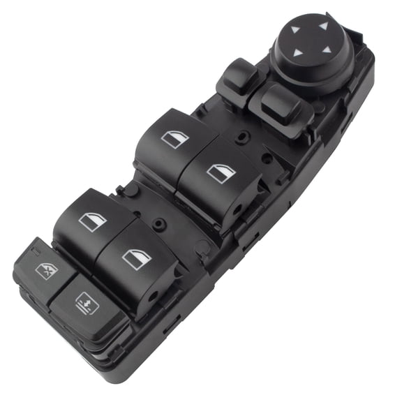BOXI Front Left Driver Side Power Window Switch Compatible for BMW 528i 530i 535i 640i 650i 740Li 760Li F02 F06 F10 F11 F12 2010-2018 | 61319241956 61319238236 61319179907