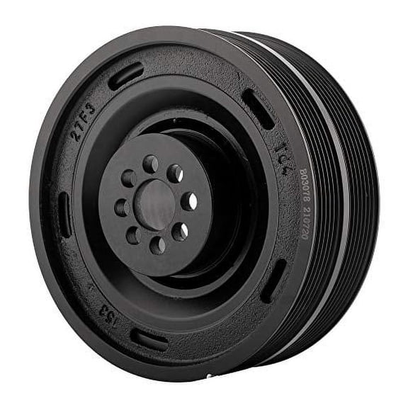 BOXI Harmonic Balancer Crankshaft Pulley Compatible for Audi A6 A7 A8 Q5 Q7 S4 S5 SQ5 / for Volkswagen Touareg Hybrid 2009-2018 | Replaces 06E105251F 594-751
