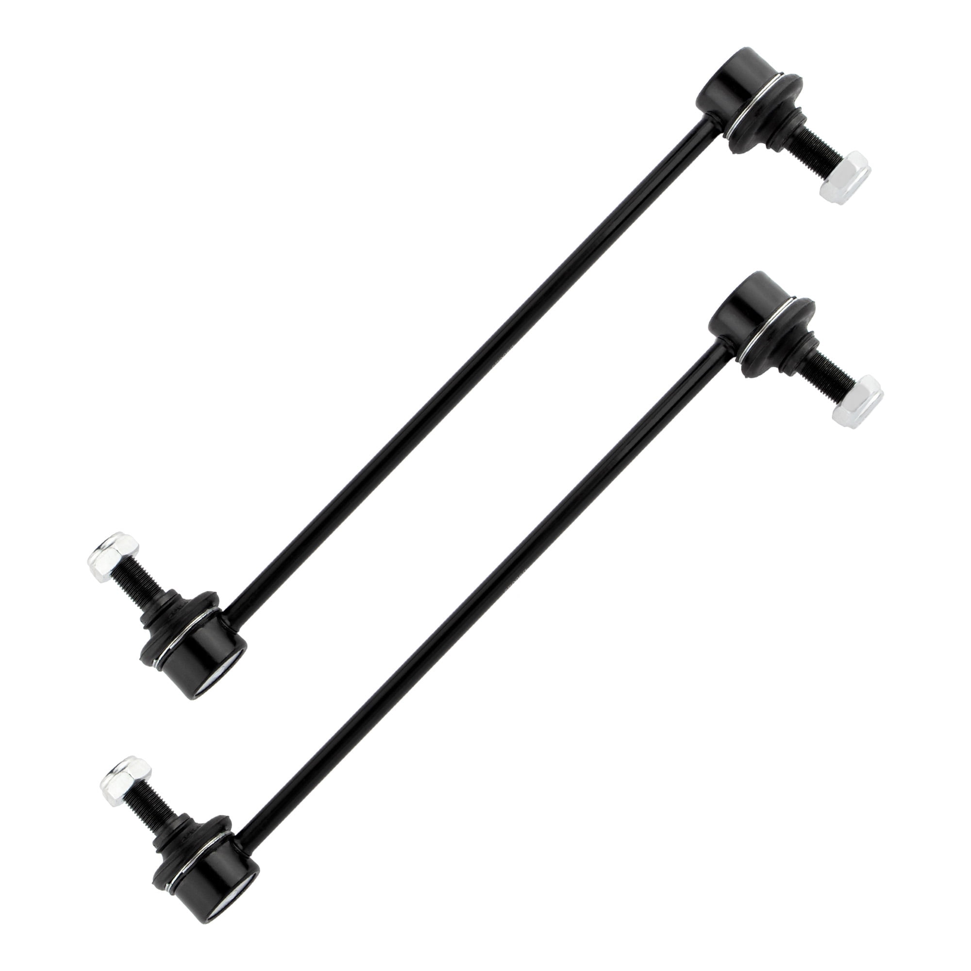 Front Sway Bar End Link Kit For 2007-2012 Nissan Sentra - 2-Piece Stabilizer Link Replacement (Black)