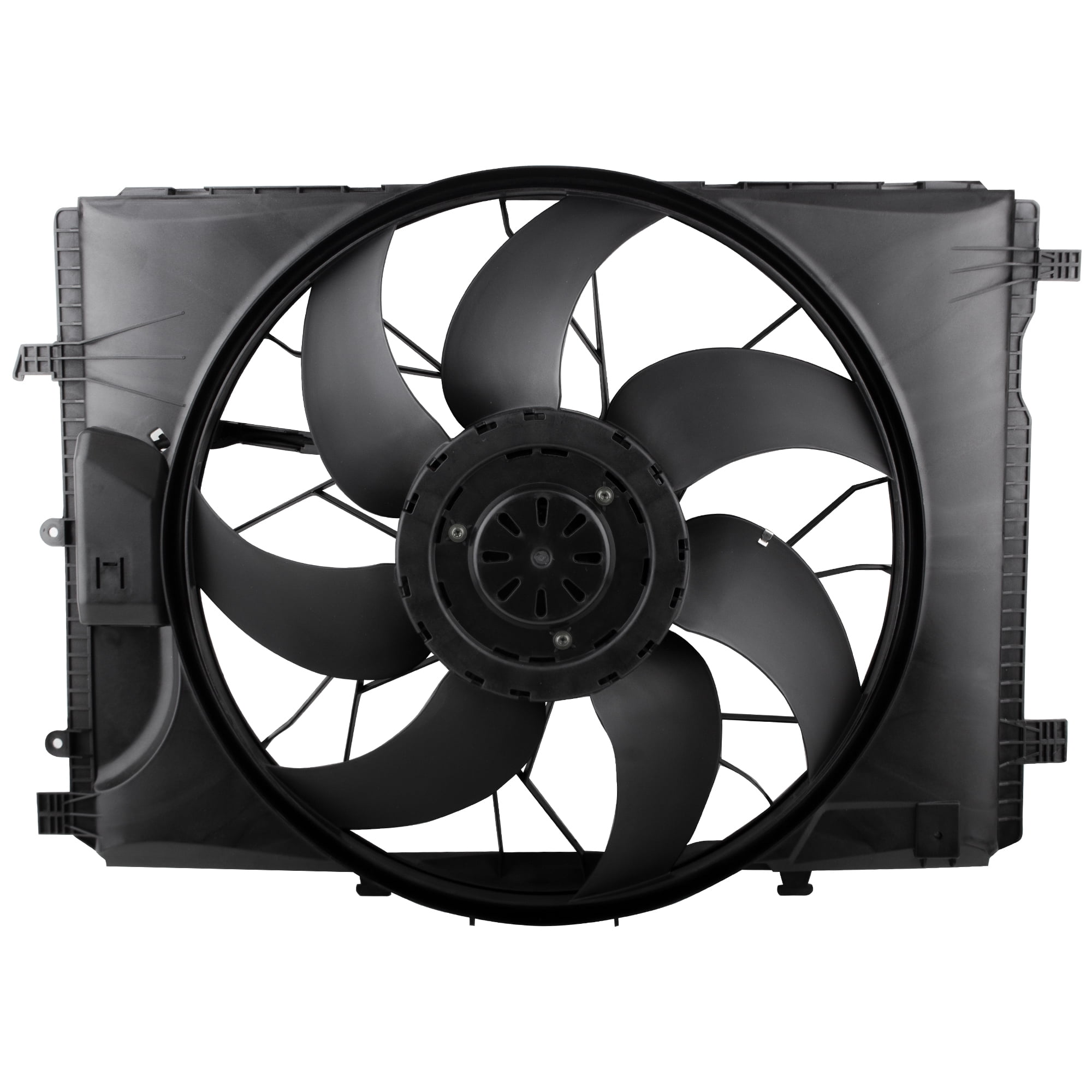 BOXI Radiator Brushless Cooling Fan Assembly Replacement for Mercedes