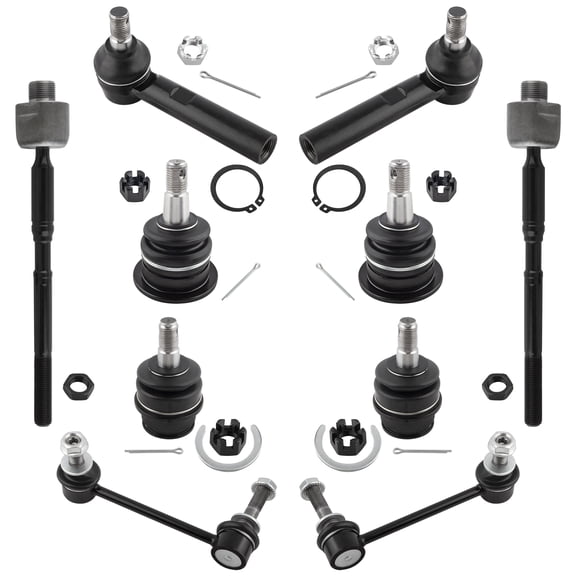 BOXI (Set of 10) Front Suspension Kit fit for Toyota 4Runner 2003-2009 / for Toyota FJ Cruiser 2007 2008 2009 / for Lexus GX470 2003-2009 / K500017 K500018 K90677 K90683 ES80378 EV80379