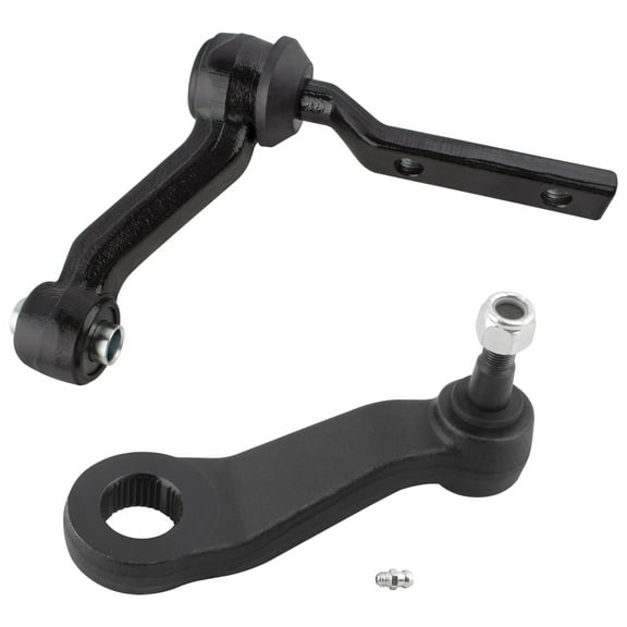 BOXI (Set of 2) Front Steering Pitman Arm + Idler Arm Kit Fit for Ford Crown Victoria Lincoln Town Car Mercury Grand Marquis 1995 1996 1997 1998 1999 2000 2001 2002 2003 | Replace K8688 K8283
