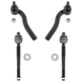 thumbnail image 1 of BOXI (Set of 4) Front Inner & Outer Tie Rods Ends Fit for Lexus GS300 1998 1999 2000 2001 2002 2003 2004 2005 / GS400 1998 1999 2000 / GS430 2001 2002 2003 2004 2005 | Replace ES80584 ES80585 EV80600, 1 of 7