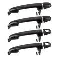thumbnail image 1 of BOXI Set of 4 Front/Rear + Left/Right Side Outer Exterior Door Handles Compatible for Hyundai Elantra 2006 2007 2008 2009 2010 2011 2012 | 2*Front Handles with Keyhole | Smooth Black | 82651-2H000, 1 of 9