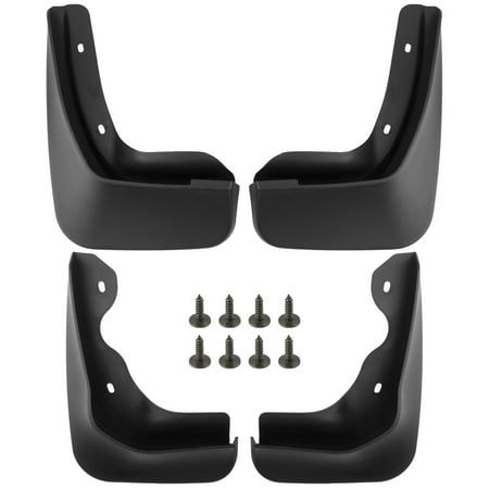 BOXI (Set of 4) Front and Rear Side Mud Flaps Splash Guards Mudflaps Fits for Volkswagen Jetta 2011 2012 2013 2014 Sedan only | Do Not Fit SPORT WAGON (Estate) or GLI Models