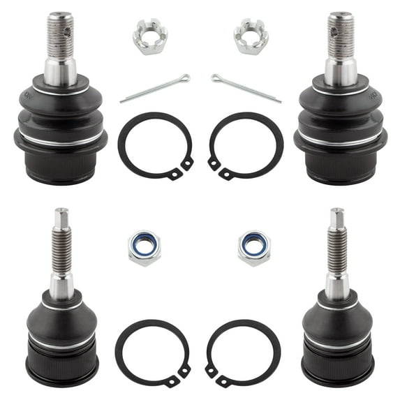 BOXI (Set of 4) Front Upper Lower Ball Joints Replacement for Ford Explorer 2002 2003 2004 2005 | for Mercury Mountaineer 2002 2003 2004 2005 4-Door ONLY | 2WD 4WD | Replaces K80008 K8695
