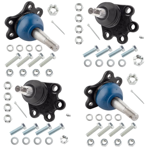 BOXI (Set of 4) K6291 K6292 Front Upper & Lower Ball Joints Fits for GMC Safari 1990-2005 Yukon 1992-1996 / for Chevrolet Astro Blazer K1500 K2500 Suburban 1988-2005 Tahoe 1995 4WD MODELS ONLY