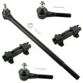 thumbnail image 1 of BOXI (Set of 5) Front Inner Tie Rod End Drag Link + Outer Tie Rod Ends + Adjustment Sleeves Fit for Ford Bronco F-150 F-250 1980-1996 F-350 1980-1995 | Replace DS1017 ES2077 ES2078 ES2079 ES2080, 1 of 10
