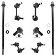 thumbnail image 1 of BOXI (Set of 8) Front & Rear Sway Bar End Links + Inner & Outer Tie Rod Ends Fit for Honda Element 2003 2004 2005 2006 2007 2008 2009 2010 2011 | Replace K90454 K90455 K80466 K80465 ES80995 EV800242, 1 of 7