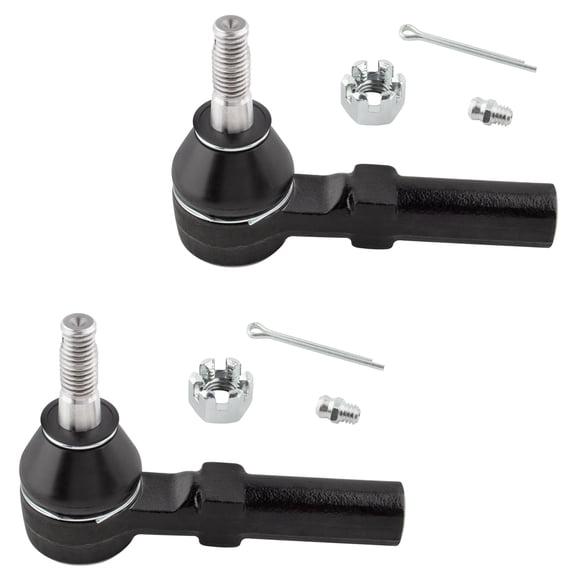 BOXI (Set of 2) Front Driver and Passenger Side Outer Tie Rods Fit for Chevrolet Chevy Camaro 2010 2011 2012 2013 2014 2015 | Replaces ES800939