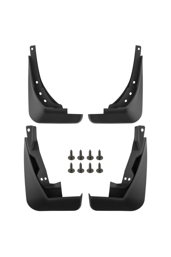Set of 4 Front and Rear Side Mud Flaps Splash Guards Compatible for Audi A4 A4 Quattro 2.0L l4 2017-2018 Sedan