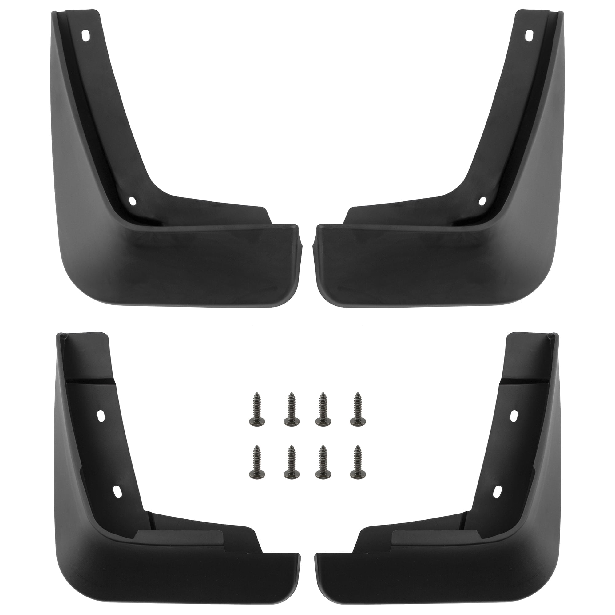 BOXI Set of 4 Front and Rear Side Mud Flaps Splash Guards Compatible for Buick Lacrosse 2018-2019 l4 2.5L / Lacrosse 2017 2018 2019 V6 3.6L Sedan