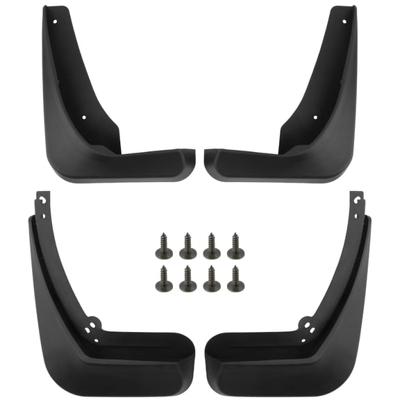 BOXI Set of 4 Front and Rear Side Mud Flaps Splash Guards Compatible for Buick Regal 2011-2017 I4 2.0L / Regal 2011-2017 I4 2.4L Sedan