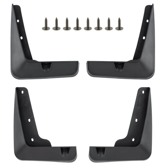 BOXI Set of 4 Front and Rear Side Mud Flaps Splash Guards Fit for Lexus ES350 ES300h 2013 2014 2015 2016 2017 2018 Base Sedan (Not Fit ES250 Model)