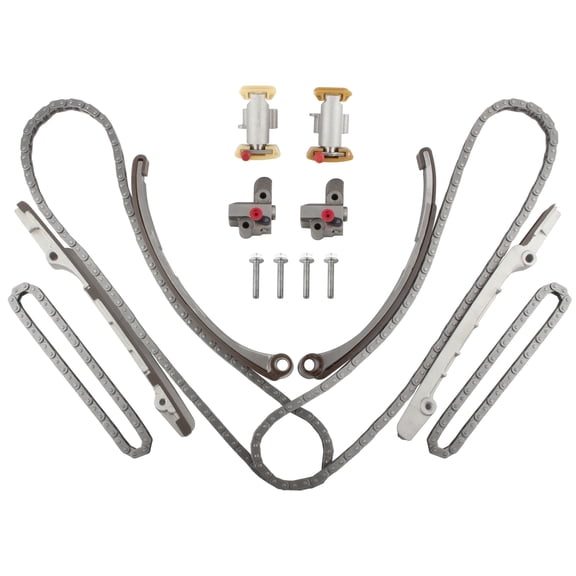 BOXI Timing Chain Kit Fit for Jaguar 4.0L S-Type 2000-2001/Vanden Plas 1998-2001/XJ8 1998-2001/XJR 1998-2001/XK8 1997-2001/XKR 2000-2001/ for Lincoln LS 3.9L 2000-2001 |TS23106 TK4162 TK-LC001 TS23106