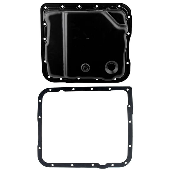 BOXI Transmission Oil Pan Compatible with Chevrolet Buick Cadillac GMC Hummer Isuzu Oldsmobile Pontiac Saab (4L60-E 16 Hole Transmission) Replaces 24229658 24209295 265-811