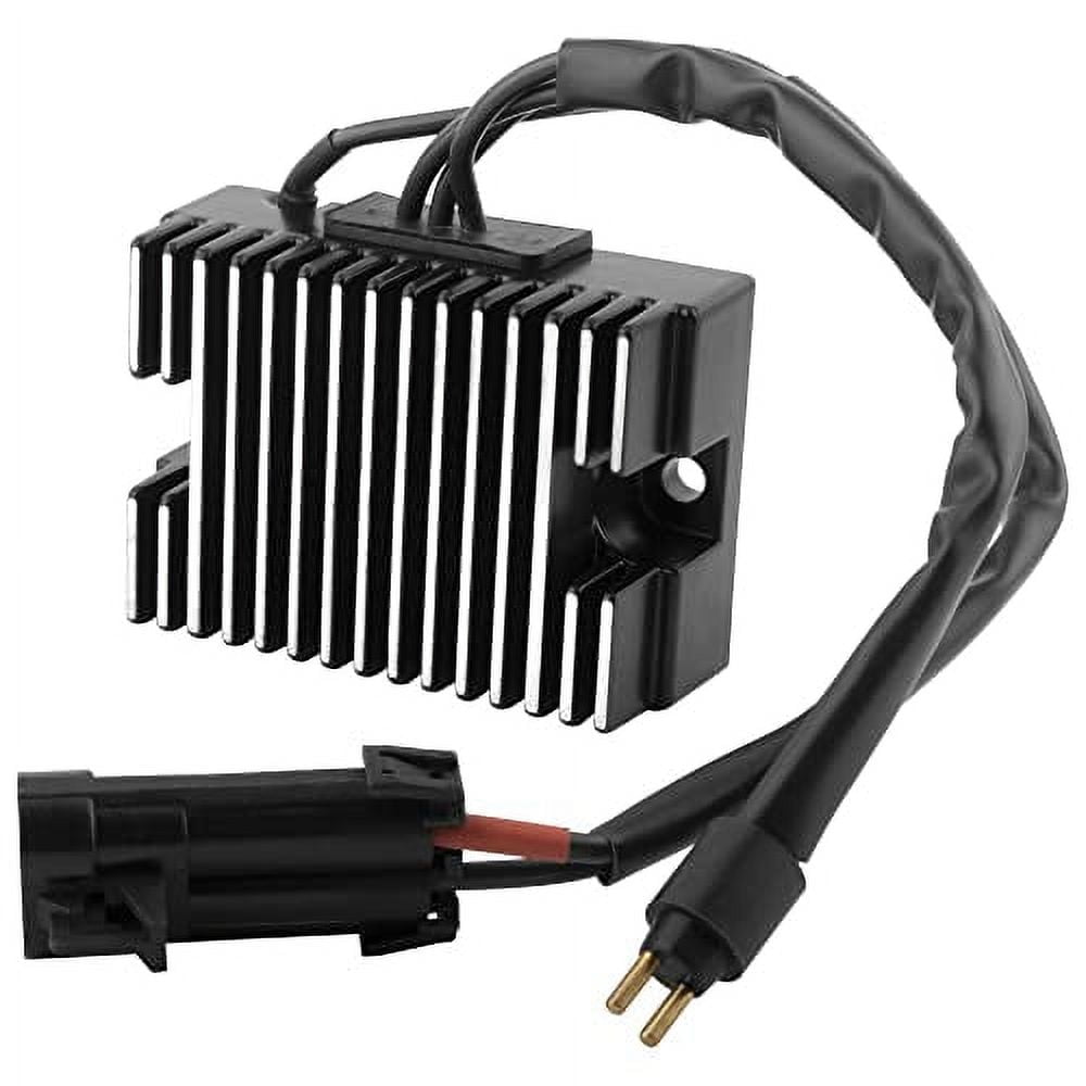 Chrome Voltage Regulator Rectifier For Harley Davidson | Replaces 74519-88 & 74519-88A, 32 AMP