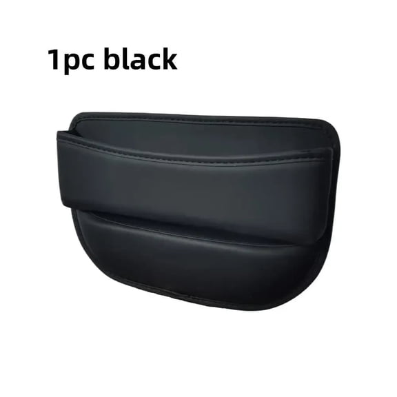 BOXIANG 1pc Universal Car Seat Gap Organizer PU Auto Console Side Pocket Seat Crevice Storage Box Interior Accessory