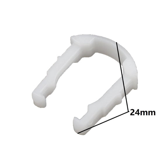 BOXIANG 50 Pcs Car Fuel Filter Oil Pipe Fixation U Retainer Clips Accessories Auto Repair